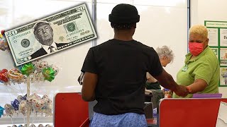 Using Obviously Fake Money Prank [upl. by Konstanze625]