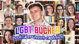 Die besten LGBTQ Bücher Booktuberinnen empfehlen  Pride Edition  Henjos Buchleben [upl. by Assena]