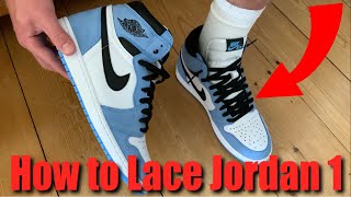 How to Lace Jordan 1  Loosely [upl. by Netram]