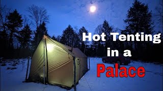 Surviving The Chill Hot Tent Camping In The Onetigris Tegimen 10 Winter Edition [upl. by Gereron905]