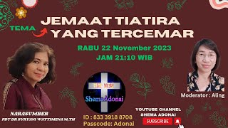 JEMAAT TIATIRA YANG TERCEMAR quot NARASUMBER PDT SURYANI WATTIMENA DRMIN [upl. by Shaughn482]