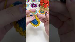 🧵Crochet lace Crochet tutorial Crochet gift 🎁crochet knitting handmade [upl. by Reedy]