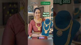 15 amp 19 Sovereigns High Polish Grand Gold Necklace Haram Wedding Sets  Sri Kumaran [upl. by Etnahsa]