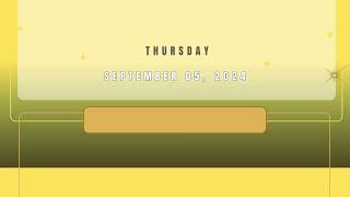 Tax Calendar September 05 2024 [upl. by Eloccin]