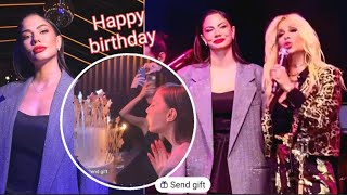 Demet Özdemir Enjoying Her Birthday Celebrations with Friend [upl. by Sweyn]