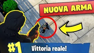 VITTORIA con NUOVA ARMA quotFUCILE DA CACCIAquot su FORTNITE [upl. by Rostand]