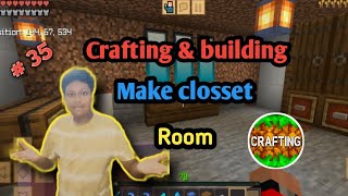 Crafting amp building Make closset roomPart 35 [upl. by Ramoh265]