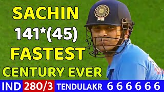 SACHIN TENDULKAR MASSIVE BATTING 141 RUNS  IND VS PAK 2ND ODI MATCH 2004  SHOCKING BATTING EVER🔥😱 [upl. by Oivat858]