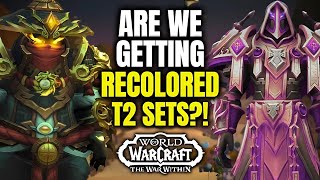 Are We Getting New Recolors Of Remastered Anniversary T2 Sets All Clues Found  WoW The War Within [upl. by Hazmah]