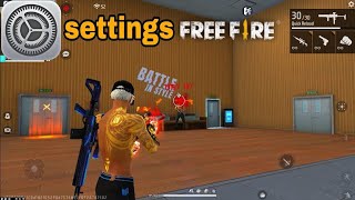 Settings ⚙️ HUD  DPI 🖤 Free Fire PC HeadShot 100🔥 [upl. by Lapham216]