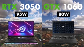 RTX 3050 Laptop vs GTX 1060 laptop  11 Games Comparison [upl. by Enida823]