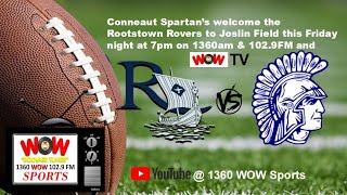 Conneaut Spartans Football vs Rootstown Rovers 9162022 [upl. by Doretta]