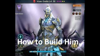 Vizier Ovelis How to Build Him  Raid Shadow Legends [upl. by Ayad]