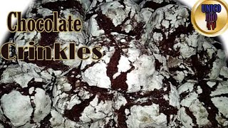 CHOCOLATE CRINKLES  SIMPLENG RECIPE  UNICO IHO BAKESHOP  EPISODE 18 [upl. by Toll543]