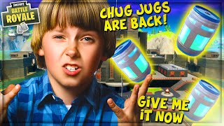 STEALING NEW MYTHIC CHUG JUG FROM ANGRY NOOB IN FORTNITE SEASON 3 ProPepper Fortnite Trolling [upl. by Burkitt]