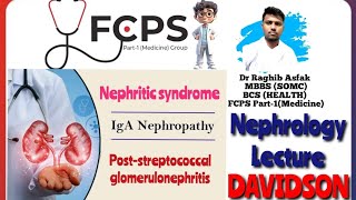 ✅ IgA nephropathy✅ Poststreptococcal glomerulonephritis Nephrology Lecby Dr Raghib Admin of FP1MG [upl. by Llertrac]