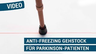 Ossenberg AntiFreezing Gehstock für ParkinsonPatienten mit Laserlicht [upl. by Krik]