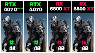 RTX 4070 SUPER VS RTX 4070 VS RX 6800 VS RX 6800 XT  Test in 20 Games [upl. by Vivianne352]