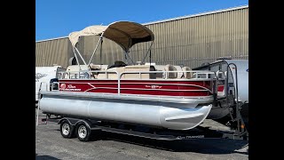 2018 Sun Tracker Fishin Barge 20 DLX [upl. by Brandise]