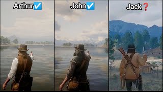 Arthur Vs John Vs Jacks Dead Eye Difference [upl. by Ahsram]