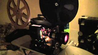 16 mm CinemaScope film projection [upl. by Mcbride]