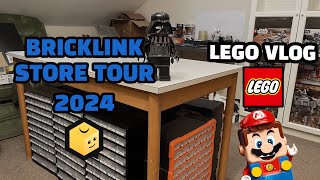 My Bricklink Store Tour 2024  LEGO Vlog  Owning a Small Bricklink Store in 2024 [upl. by Robena367]