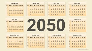 Kalender 2050 [upl. by Lathan343]