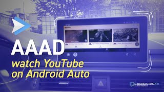 How to install AAAD Android Auto Apps Downloader watch video on Android Auto for free  NO ROOT [upl. by Eibreh388]