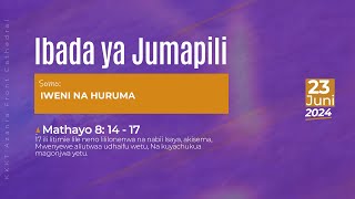 LIVE ▶  IBADA YA TATU  JUMAPILI  23  06  2024 [upl. by Neehsar]