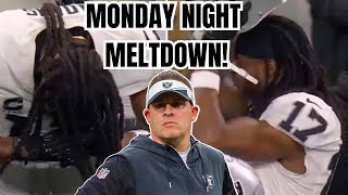 RAIDERS MONDAY NIGHT MELTDOWN Davante Adams is IRATE over Josh McDaniels OFFENSE Jimmy G is BAD [upl. by Shoshanna]