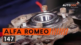 ALFA ROMEO 147 937 Radlager wechseln AUTODOC TUTORIAL [upl. by Isola]