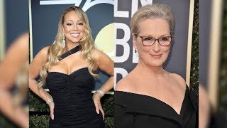 Mariah Carey Felt Horrible For Taking Meryl Streeps Seat at Golden Globes [upl. by Napra]