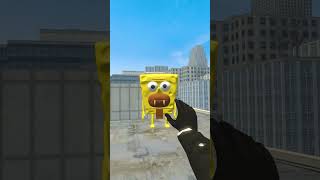 SpongeBob ate SpiderMan 🔴😱 meme spongebob gmod [upl. by Lorin]