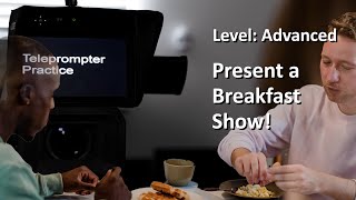 Teleprompter Practice  Advanced  Breakfast Show [upl. by Daht]