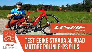 Test OSME AL ROAD con motore Polini EP3 [upl. by Ansell205]