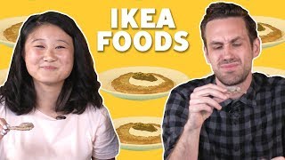 We Tried Ikea Foods 🛋️ TASTE TEST  Taste Test  Food Network [upl. by Deeyn]