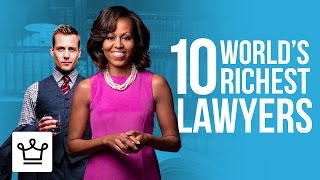 Top 10 Richest Lawyers In The World Ranked [upl. by Llerehc353]