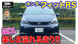 ホンダ フィットRS 【試乗ampレビュー】ガソリンエンジンの気持ちよさが◎ 踏み切れるスポーツコンパクト ECarLife with 五味やすたか [upl. by Burnham194]