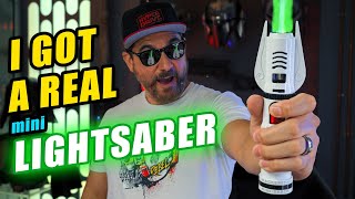 Check Out This REAL Mini LIGHTSABER From The Hacksmith [upl. by Irret]