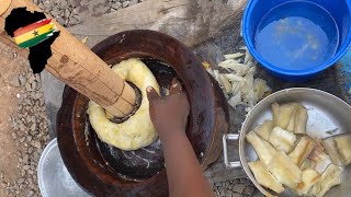 THIS IS HOW FUFU IS MADE  MUST WATCH [upl. by Hsemar]