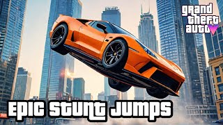 GTA 5  The Ultimate Stunt Jump Challenge [upl. by Aihsetan]