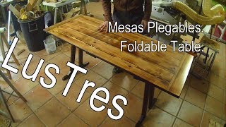 Mesas Plegables Foldable Tables [upl. by Colan]