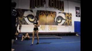 Megan Jewell Glissons Top Gun All Star 2010 Cheer Video [upl. by Koffman]