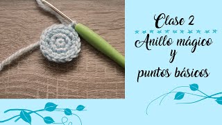 CURSO AMIGURUMI PARA PRINCIPIANTES l Clase 2 Anillo mágico y puntos básicos ENG SUBS [upl. by Pravit]