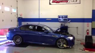 2013 BMW F10 m5 dyno  Burger Motorsports Tune [upl. by Rickie451]