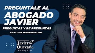 Pregúntale al Abogado Javier en vivo [upl. by Leizar615]