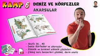 🌎Dünya AKARSULAR ve DENİZKÖRFEZLER Harita Bilgisi Çalışması 🚀KODLAMALARLA 📌KAMP6 [upl. by Pirozzo717]