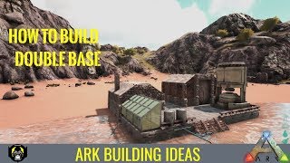 HOW TO BUILD A PVE DOUBLE BASE RAGNAROCK  ARK SURVIVAL [upl. by Derinna283]