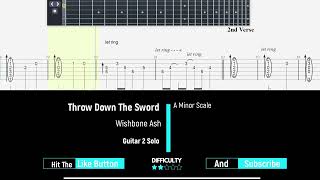 Whisbone Ash  Throw Down The Sword  Guitar 2 Lead [upl. by Hulbert781]