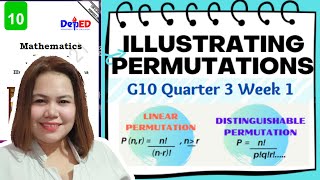 ILLUSTRATING PERMUTATIONS  MATH 10 Q3 [upl. by Onailerua]